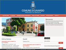 Tablet Screenshot of comune.gavardo.bs.it